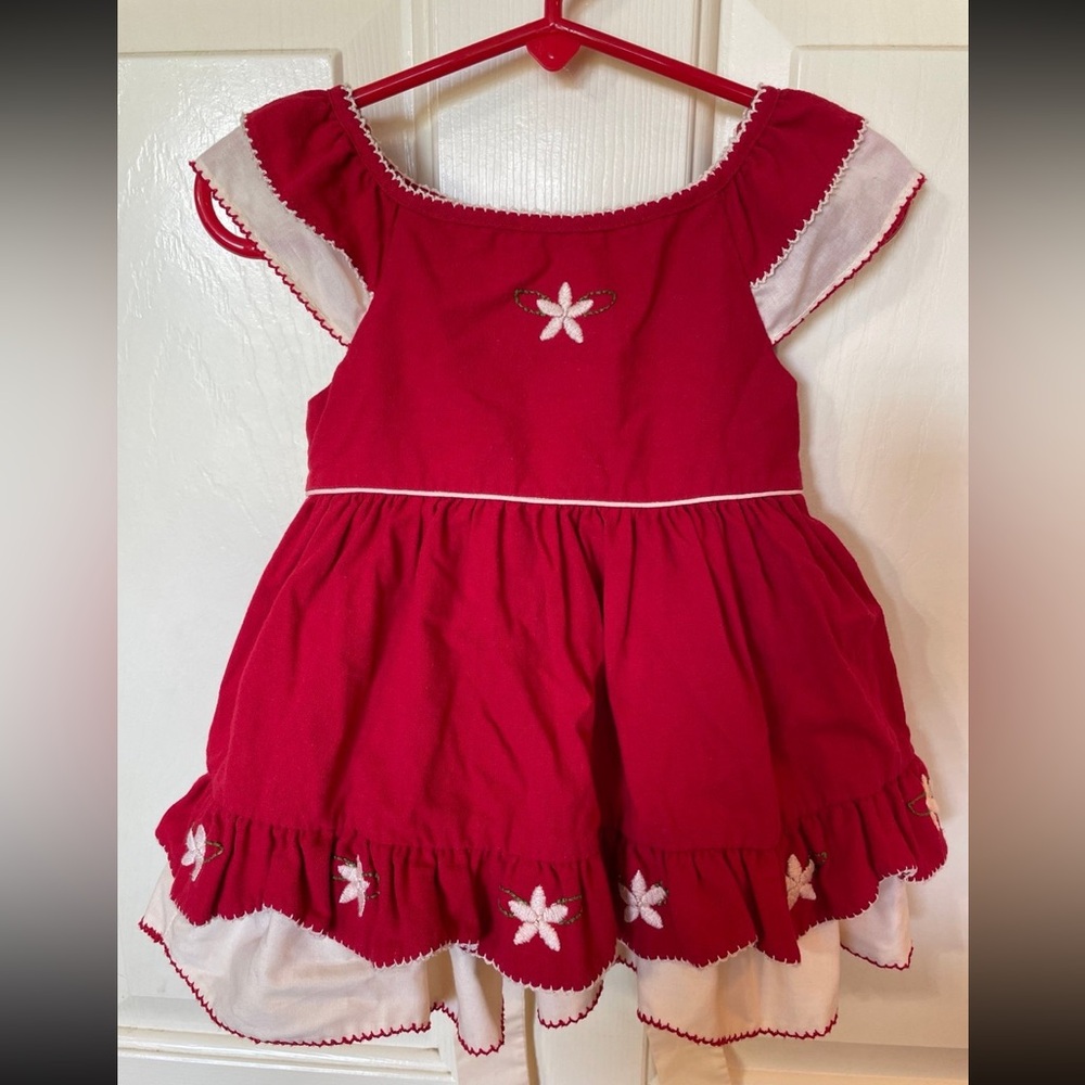 Well Dressed Wolf Scarlet and Ivory Casual Dress